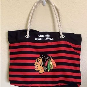 Chicago Black Hawks tote
